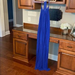 Blue maxi dress